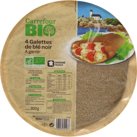 Galettes de Blé Noir Bio CARREFOUR BIO
