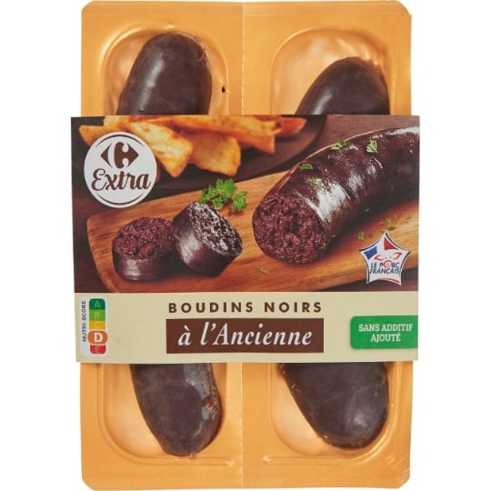 Boudins Noirs à l'Ancienne CARREFOUR EXTRA