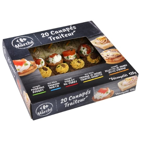 Canapés Traiteur Assortiment CARREFOUR SELECTION