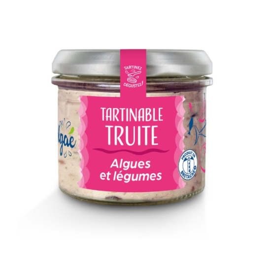 Tartinable de truite algues et légumes ALGAE