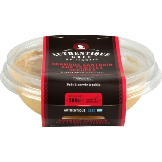 Houmous Santorin aux tomates séchées AUTHENTIQUE GREC BY IFANTIS