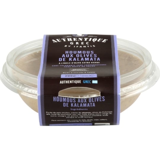 Houmous aux olives de Kalamata AUTHENTIQUE GREC BY IFANTIS