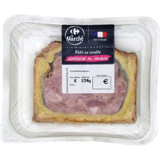 Pâté en croûte au jambon CARREFOUR LE MARCHE