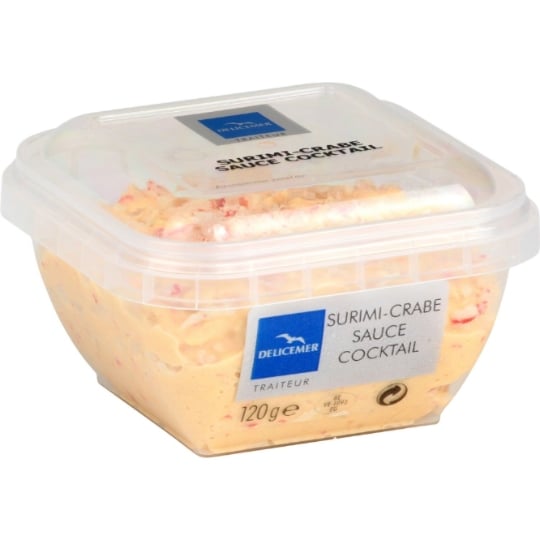 Surimi-crabe à tartiner, sauce cocktail DELICEMER