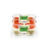Verrines Courgettes Façon Pesto Chèvre et Poivrons GUYADER