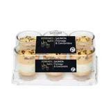 Verrines Saumon Fromage et Concombre GUYADER