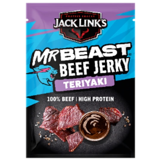 Viande Séchée de Bœuf Teriyaki Mr Beast JACK LINKS
