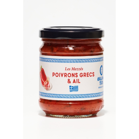 Mezzé Poivrons Grecs & Ail KALAMATA TATA