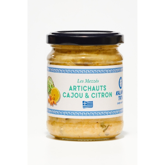Mezzé Artichauts Cajou & Citron KALAMATA TATA