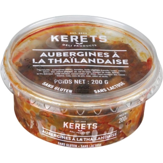 Tartinable aubergines à la thailandaises casher KERETS