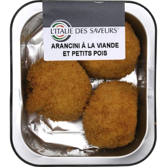 Arancini viande et petits pois L'ITALIE DES SAVEURS