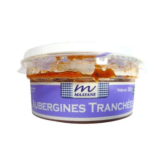 Tartinable aubergine tranchées casher MAAYANE