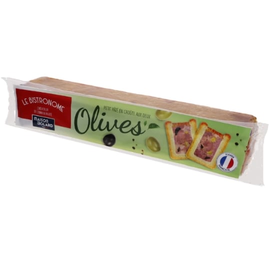 Pâté en croûte aux deux olives MICHEL BOLARD