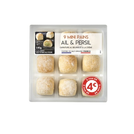 Mini Pain À L'Ail Et Aux Persil MIX BUFFET