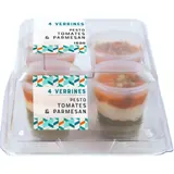 Verrines Pesto Tomates et Mozzarella MIX BUFFET