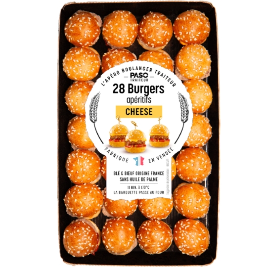 Burgers Aperitif Cheese PASO TRAITEUR