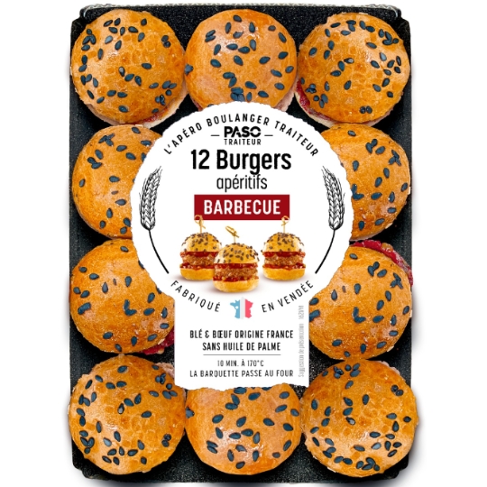 Mini Burgers Barbecue PASO TRAITEUR