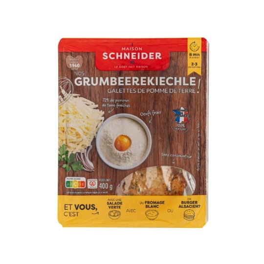 Galettes de pommes de terre SCHNEIDER