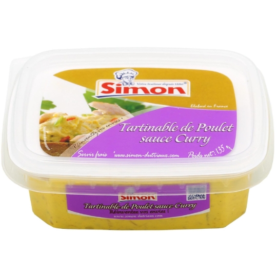 Tartinable de Poulet Sauce Curry SIMON