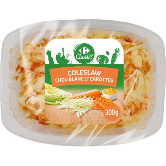 Salades crudités Coleslaw CARREFOUR CLASSIC'