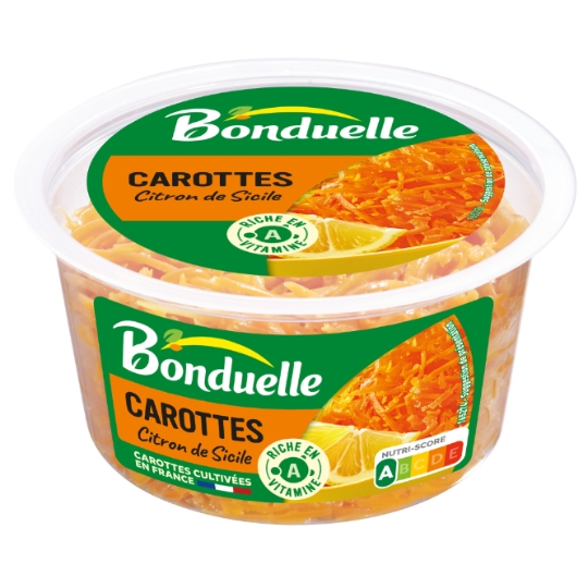 Salade Carottes Râpées Citron de Sicile BONDUELLE