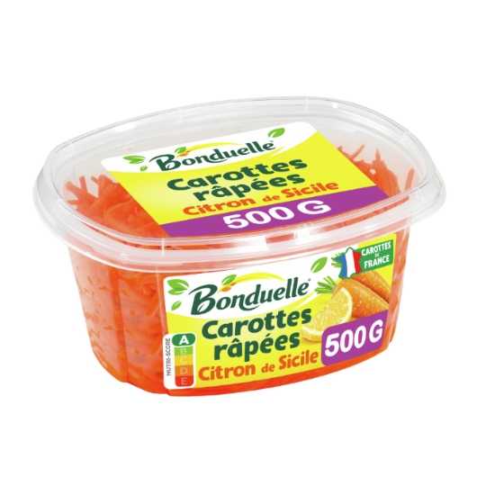 Salade Carottes Râpées Citron de Sicile BONDUELLE