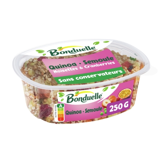 Salade Quinoa Noisettes & Blé Sauce Passion BONDUELLE