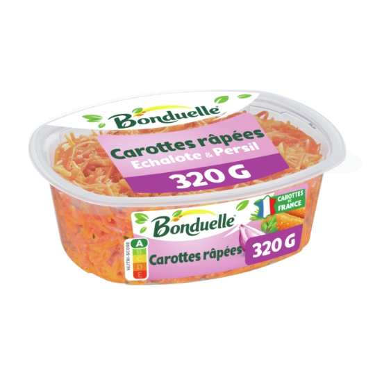 Salade Carotte Râpées à l'Échalote et au Persil BONDUELLE
