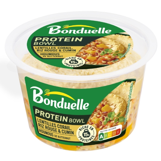 Salade de Lentilles Corail et Riz Rouge BONDUELLE