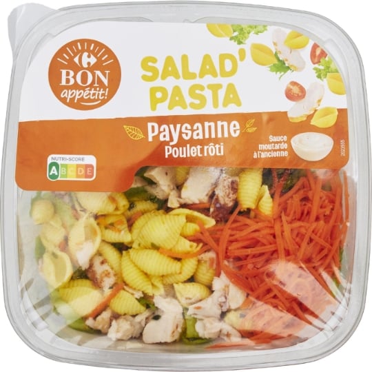 Salade Paysanne poulet rôti CARREFOUR BON APPETIT !