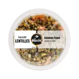 Salade lentilles saumon CARREFOUR BON APPETIT !