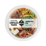 Salade lentilles figue jambon sec feta CARREFOUR BON APPETIT !