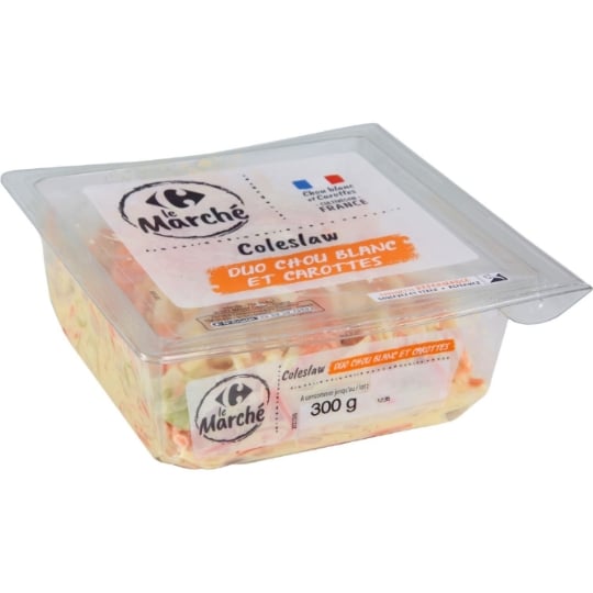 Coleslaw duo chou blanc et carottes CARREFOUR LE MARCHE