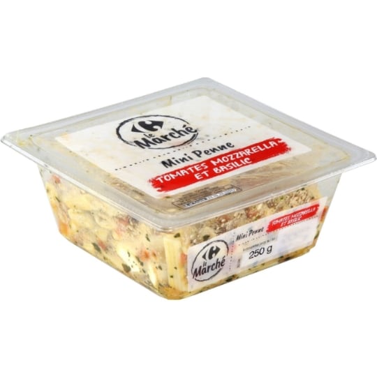 Salade penne tomates mozzarella CARREFOUR LE MARCHE