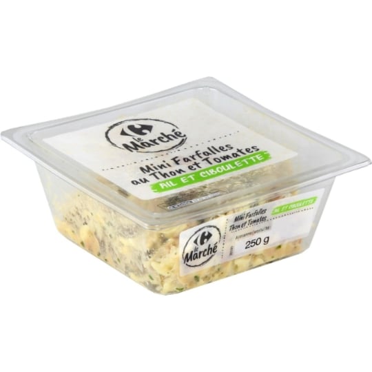 Salade farfalles thon tomates CARREFOUR LE MARCHE