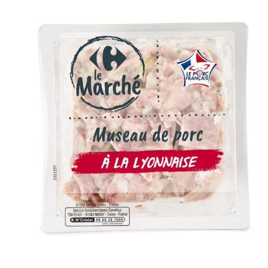 Museau de Porc à la Lyonnaise CARREFOUR LE MARCHE