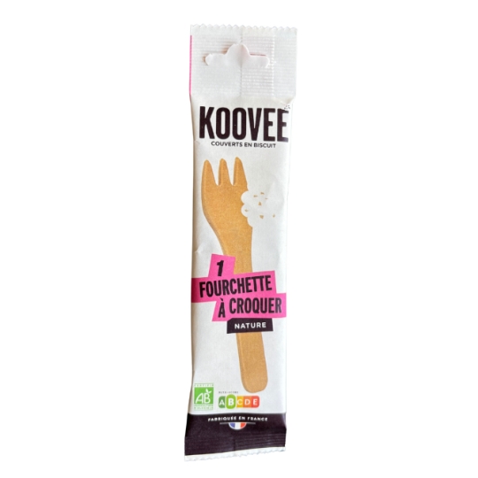 Fourchette à Croquer Bio Nature KOOVEE