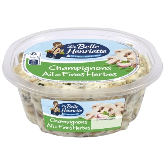 Salade champignons ail et fines herbes LA BELLE HENRIETTE
