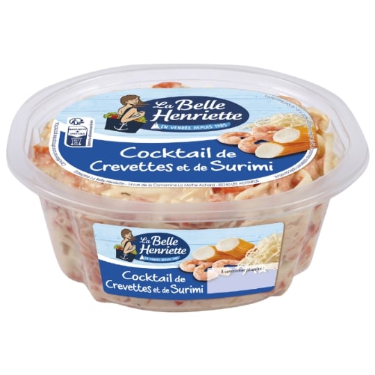 Salade cocktail de crevettes et surimi LA BELLE HENRIETTE