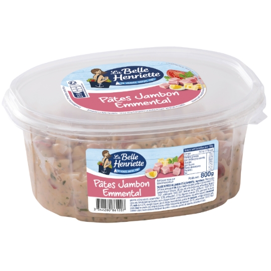 Salade pâtes jambon emmental LA BELLE HENRIETTE
