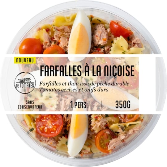 Farfalles  à la Niçoise thon tomates cerises MIX BUFFET