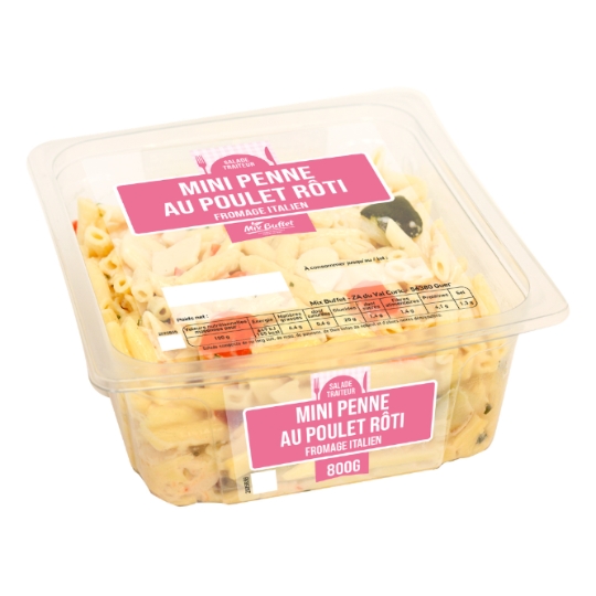 Salade de pâtes mini Penne poulet rôti MIX BUFFET