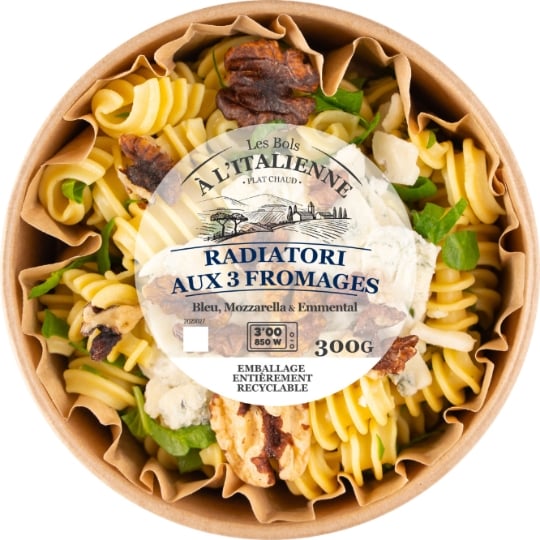 Radiatori aux 3 Fromages Bleu, Mozzarella et Emmental MIX BUFFET