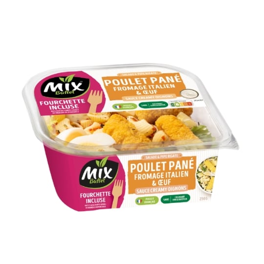 Salade Bol Poulet Pané Fromage Italien et Œuf MIX BUFFET