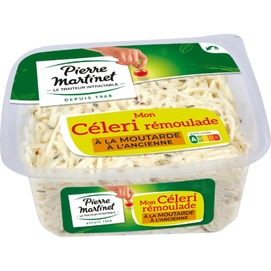 Salade Crudités Céleri Rémoulade Moutarde à l'Ancienne PIERRE MARTINET