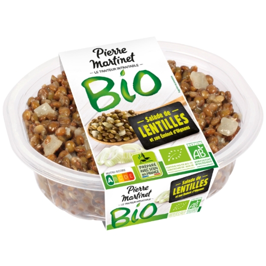 Salade lentilles bio PIERRE MARTINET