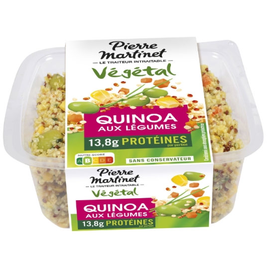 Salade Végétale Quinoa aux Légumes PIERRE MARTINET