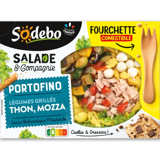 Salade Portofino Thon Légumes Grillés Mozzarella SODEBO
