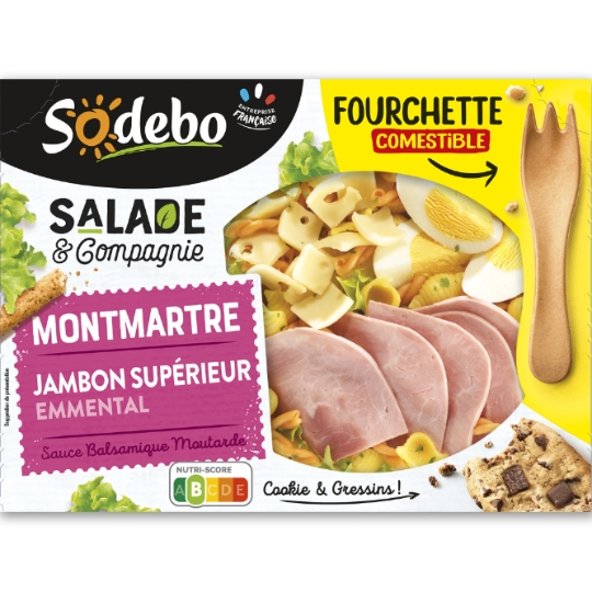 Salade Montmartre Oeuf Jambon Emmental SODEBO