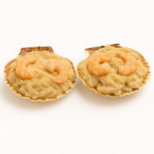 Coquille de cabillaud